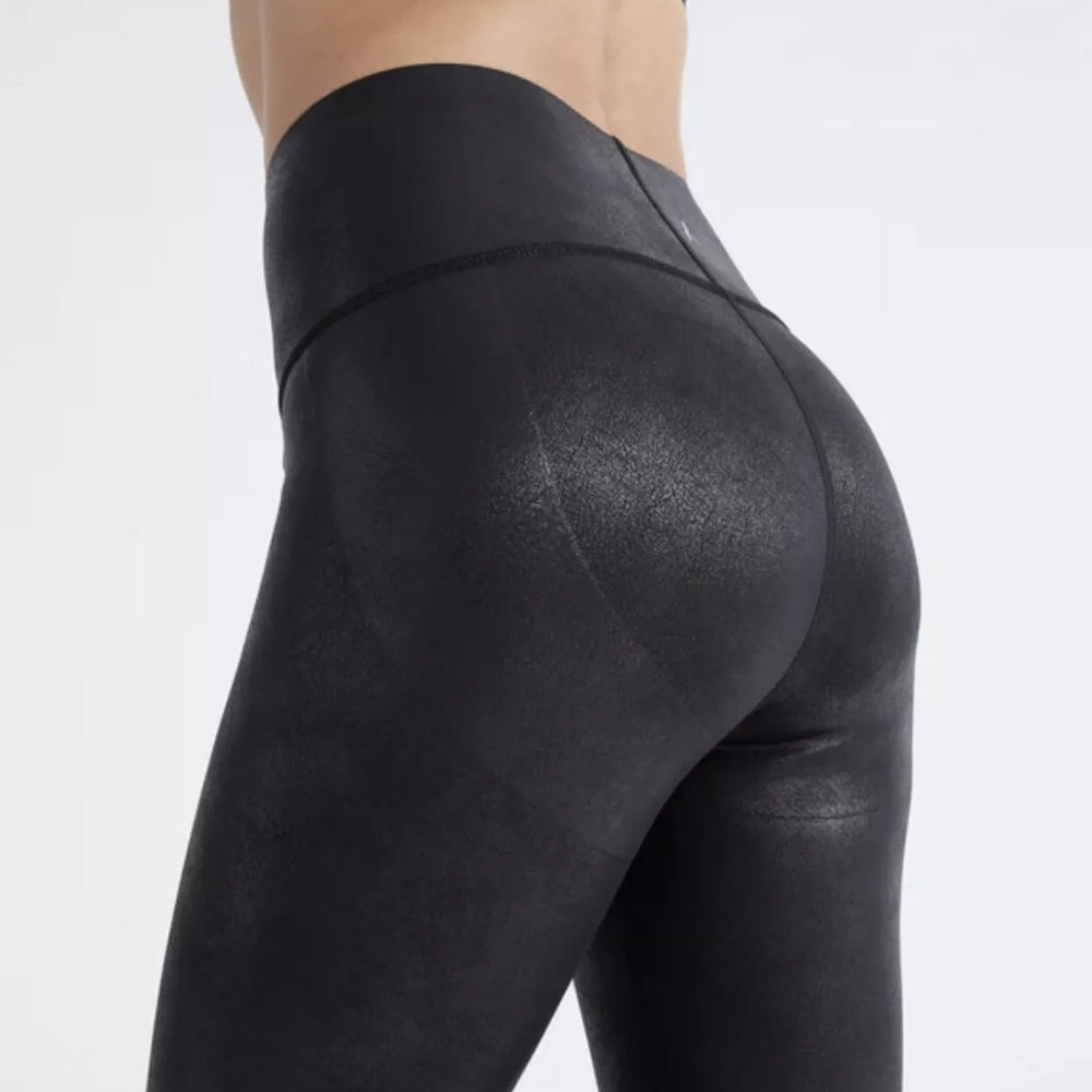 KNIX Black High-Rise Leggings Leather Look Msdiu